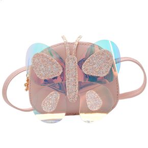 Butterfly Sequin Mini Shoulder Messenger Bag Purse for Girls